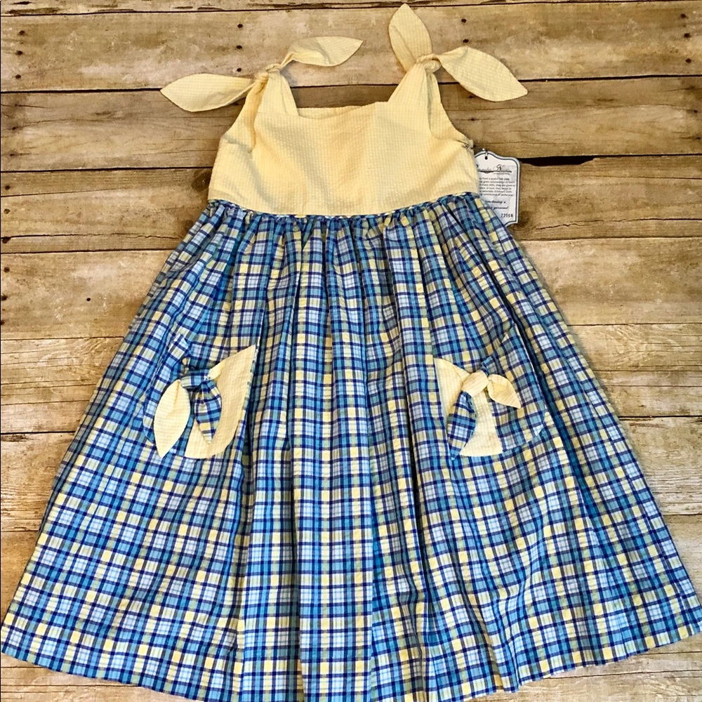 NWT boutique gingham dress